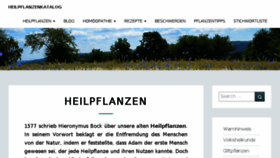 What Heilpflanzenkatalog.net website looked like in 2017 (6 years ago)