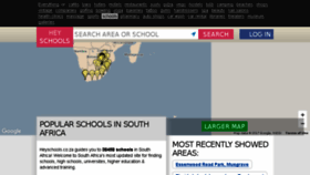 What Heyschools.co.za website looked like in 2017 (6 years ago)