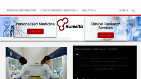 What Humeltis.com website looked like in 2017 (6 years ago)