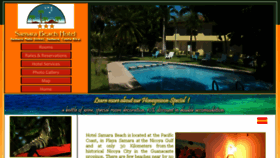 What Hotelsamarabeach.com website looked like in 2017 (6 years ago)