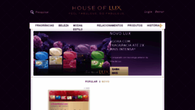 What Houseoflux.com.br website looked like in 2017 (6 years ago)