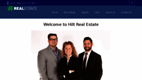 What Hiltrealestate.com website looked like in 2017 (6 years ago)