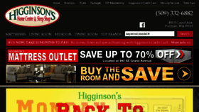 What Higginsonsflooringandsleepshop.com website looked like in 2017 (7 years ago)