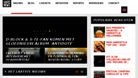 What Hardnews.nl website looked like in 2017 (6 years ago)