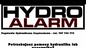 What Hydroalarm.pl website looked like in 2017 (6 years ago)