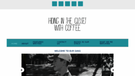 What Hidingintheclosetwithcoffee.com website looked like in 2017 (6 years ago)