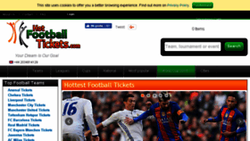 What Hotfootballtickets.com website looked like in 2017 (6 years ago)