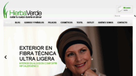 What Hierbaverde.com website looked like in 2017 (8 years ago)