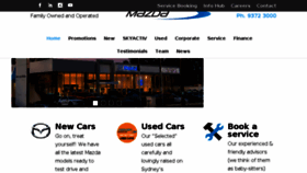 What Hornsbymazda.com.au website looked like in 2017 (6 years ago)
