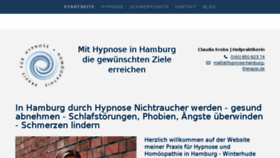 What Hypnose-hamburg-therapie.de website looked like in 2017 (6 years ago)