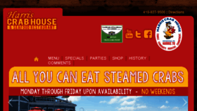 What Harriscrabhouse.com website looked like in 2017 (6 years ago)
