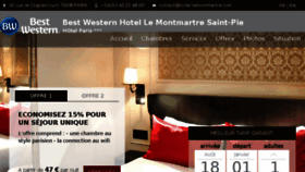 What Hotel-lemontmartre.com website looked like in 2017 (6 years ago)