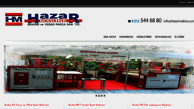 What Hazarmakina.com website looked like in 2017 (6 years ago)