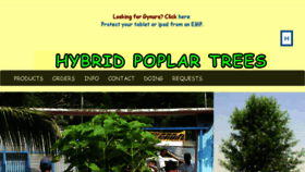 What Hybridpoplars.com website looked like in 2017 (6 years ago)