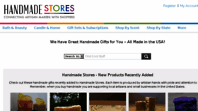 What Handmadestores.com website looked like in 2017 (6 years ago)