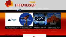 What Hardmusica.pt website looked like in 2017 (6 years ago)