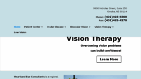 What Heartland-eye.com website looked like in 2017 (6 years ago)