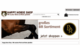 What Happyhorseshop.de website looked like in 2017 (6 years ago)