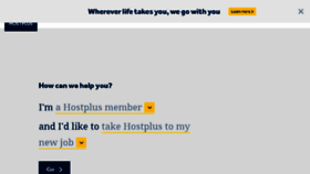 What Hostplus.com.au website looked like in 2017 (6 years ago)