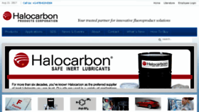 What Halocarbon.com website looked like in 2017 (6 years ago)