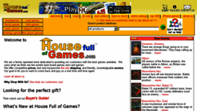 What Housefullofgames.com website looked like in 2017 (6 years ago)