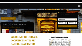 What Hotelcontinental.com website looked like in 2017 (6 years ago)
