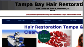 What Hairrestorationtampabayfl.com website looked like in 2017 (6 years ago)