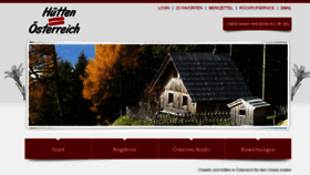What Huetten-oesterreich-mieten.com website looked like in 2017 (6 years ago)