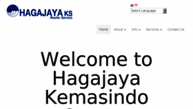 What Hagajaya.co.id website looked like in 2017 (6 years ago)