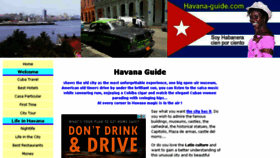 What Havana-guide.com website looked like in 2017 (6 years ago)