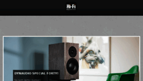 What Hifiexperience.se website looked like in 2017 (6 years ago)