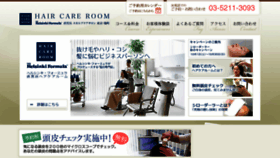 What Haircareroom.com website looked like in 2017 (6 years ago)