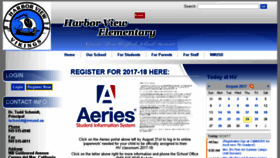 What Harborview.nmusd.us website looked like in 2017 (6 years ago)