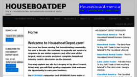 What Houseboatdepot.com website looked like in 2017 (6 years ago)