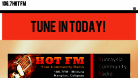 What Hotfm.org.au website looked like in 2017 (6 years ago)
