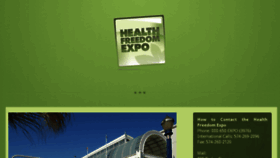 What Healthfreedomexpo.com website looked like in 2017 (6 years ago)