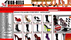 What High-heels-discount.de website looked like in 2017 (6 years ago)