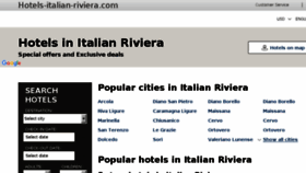 What Hotels-italian-riviera.com website looked like in 2017 (6 years ago)