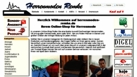 What Herrenmoden-remke.de website looked like in 2017 (6 years ago)