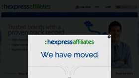 What Hexpressaffiliates.com website looked like in 2017 (6 years ago)