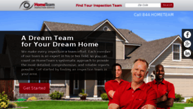 What Hometeaminspection.com website looked like in 2017 (6 years ago)
