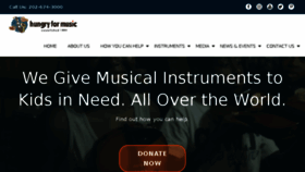 What Hungryformusic.org website looked like in 2017 (6 years ago)
