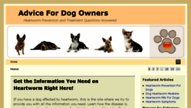 What Heartwormtreatment-fordogs.com website looked like in 2017 (6 years ago)