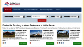 What Hvide-sande-ferienhaus.de website looked like in 2017 (6 years ago)