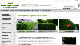 What Heckenpflanzen-profi.de website looked like in 2017 (6 years ago)