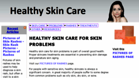What Healthy-skincare.com website looked like in 2017 (6 years ago)
