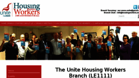 What Housingworkers.org.uk website looked like in 2017 (6 years ago)