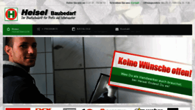 What Heisel-baubedarf.de website looked like in 2017 (6 years ago)