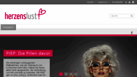 What Herzenslust.de website looked like in 2017 (6 years ago)