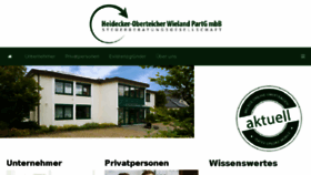 What Heidecker-partner.de website looked like in 2017 (6 years ago)